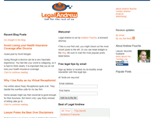 Tablet Screenshot of legalandrew.com